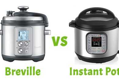 Breville pressure cooker near Instant Pot Duo