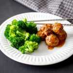 Meatballs with Asian sauce
