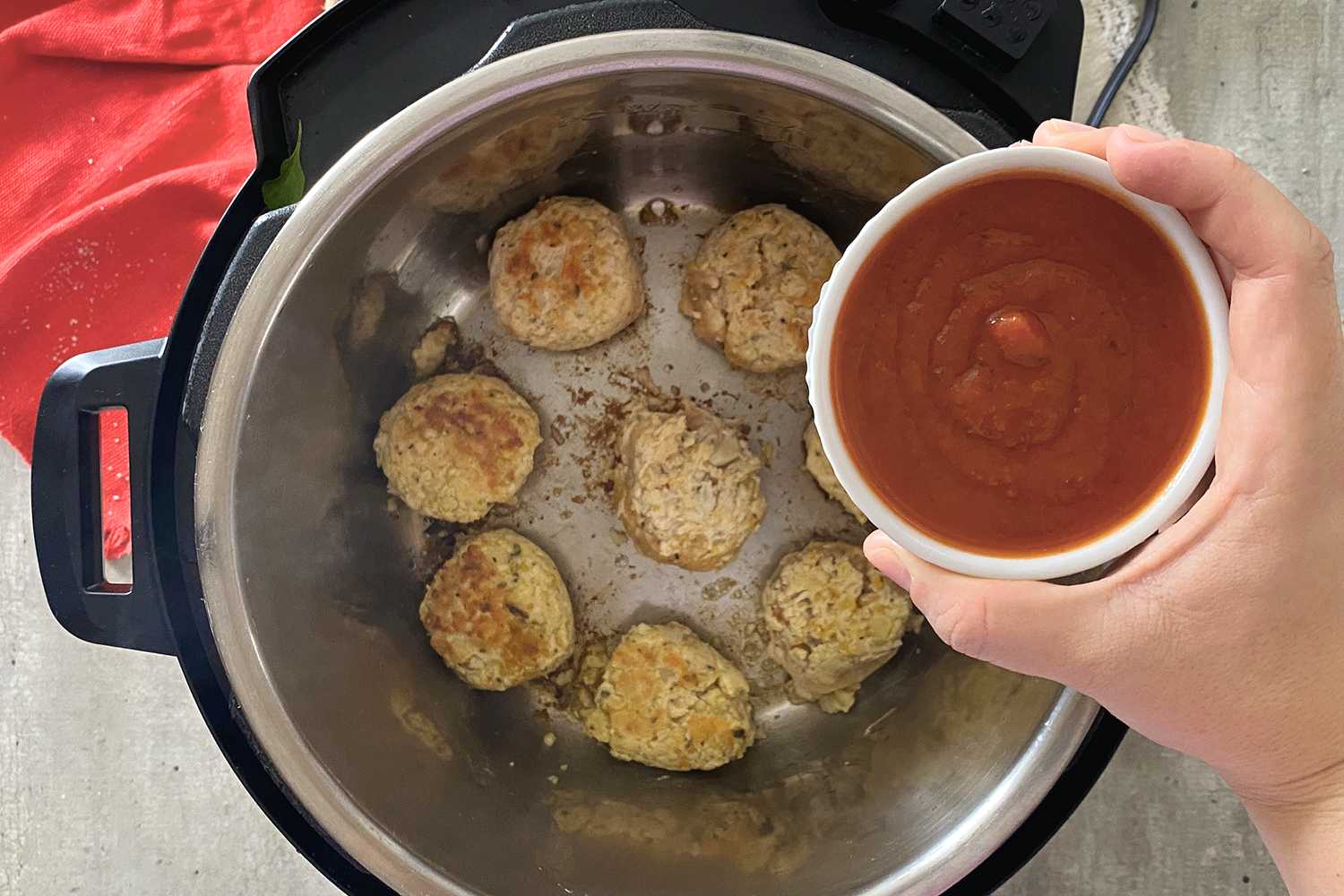 Instant Pot Chicken Meatballs
