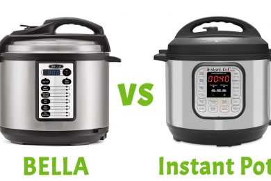 Bella electric pressure cooker alongside Instant Pot Duo