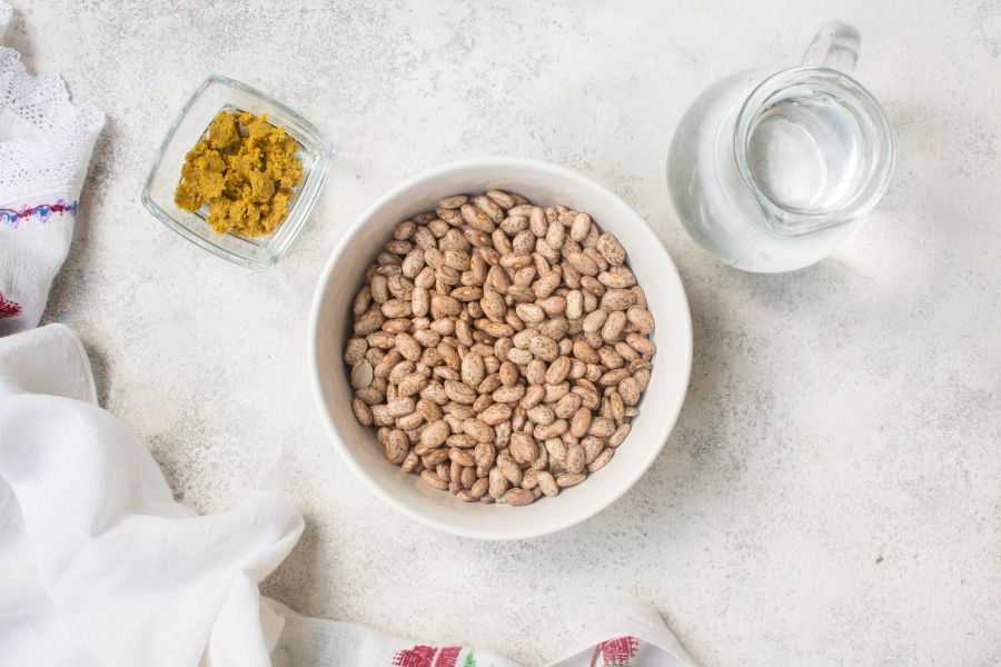 pressure cooker Instant Pot pinto beans recipe for short cook time without pre-soaking