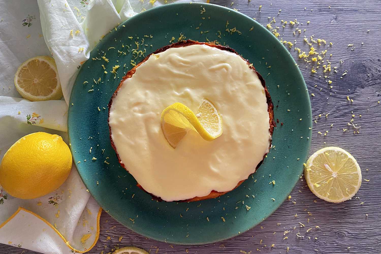 Instant Pot Lemon Cheese Cake