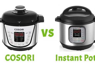 Cosori pressure cooker alongside Instant Pot Duo