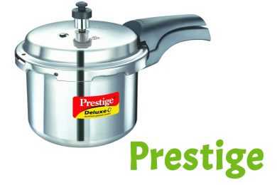 Prestige stovetop pressure cooker with handle