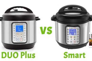 Instant Pot Duo Plus alongside Instant Pot smart
