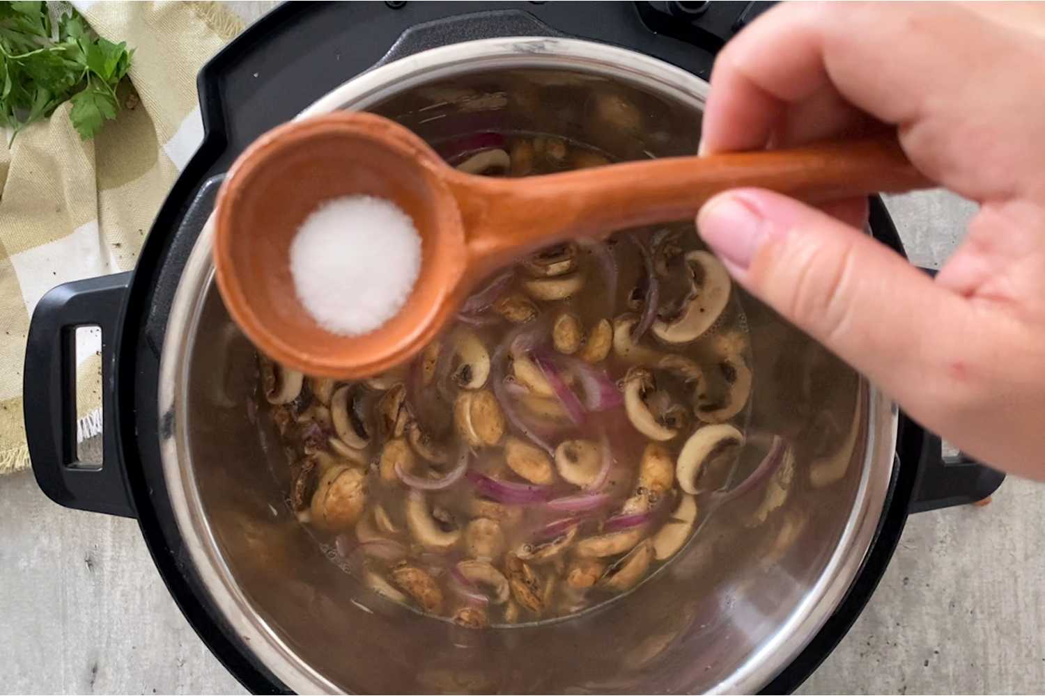 instant pot-Mushroom-Soup