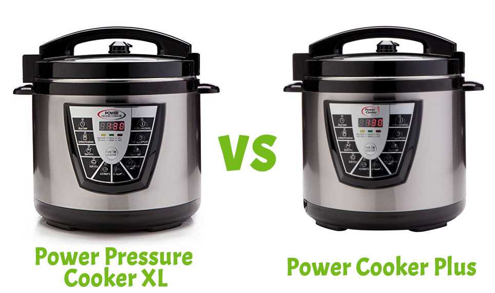 Power Pressure Cooker XL and the Power Pressure Cooker Plus comparison