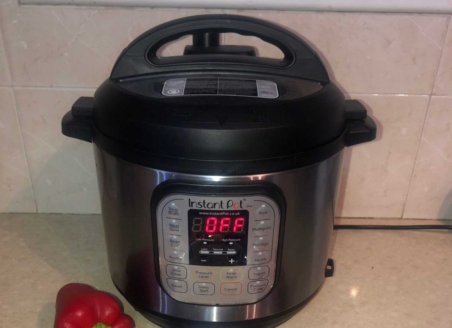 Instant Pot with screen says off