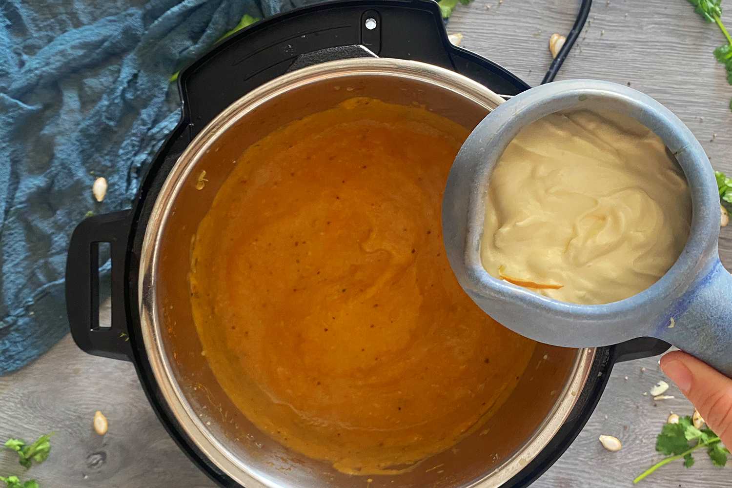 Instant pot Pumpkin Soup