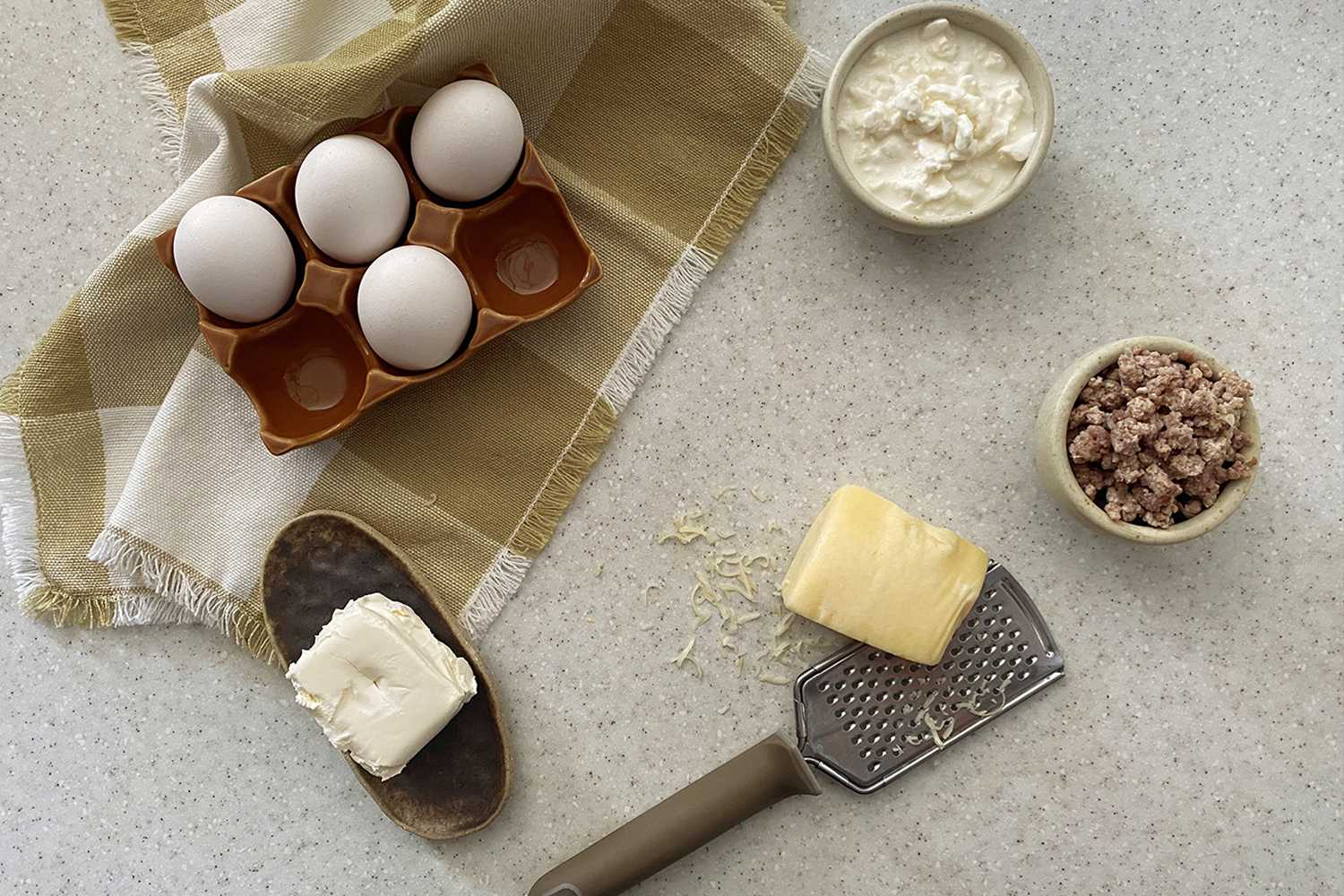 ingredients needed to make Instant Pot Egg Bites