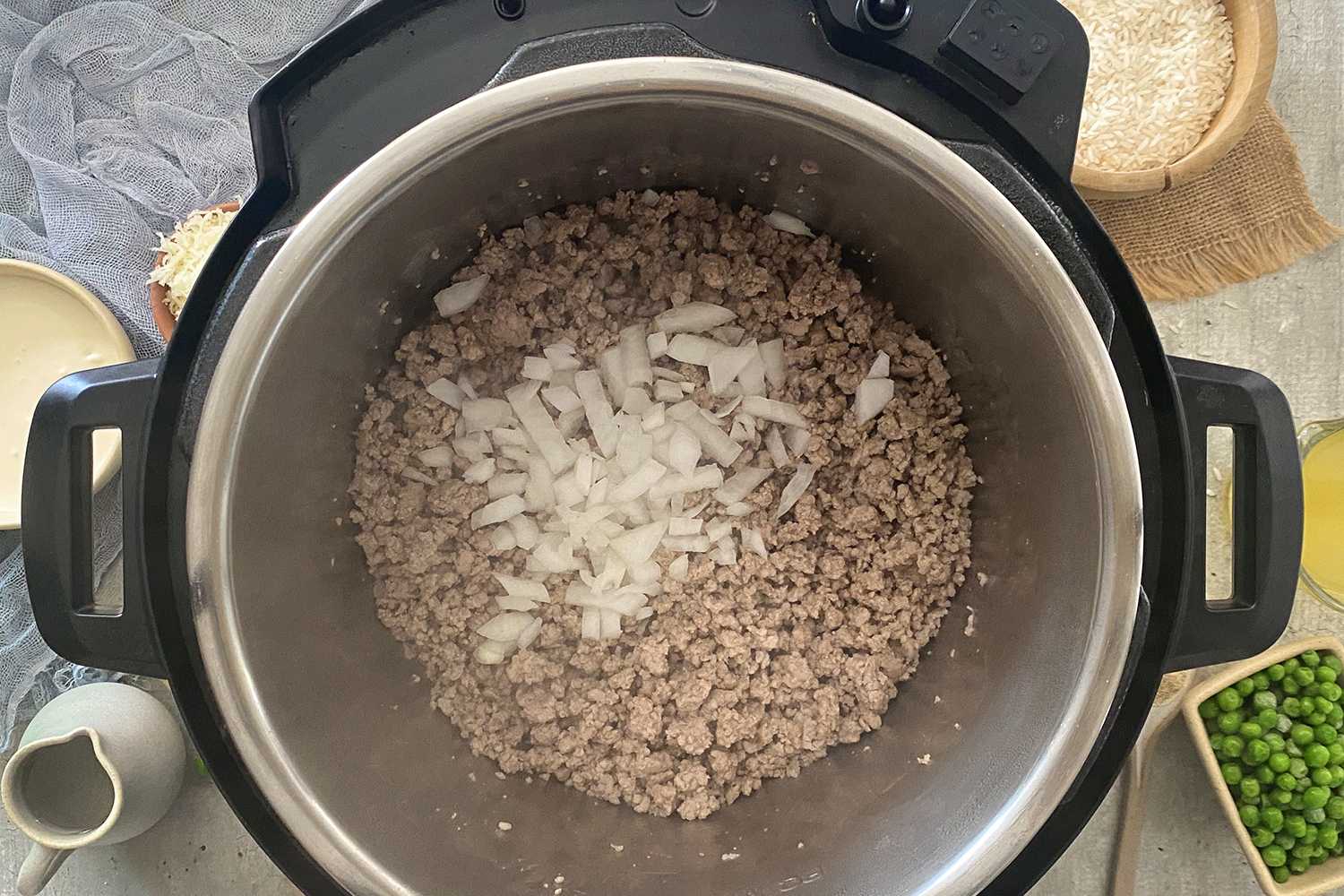 Instant Pot Ground Beef and Rice