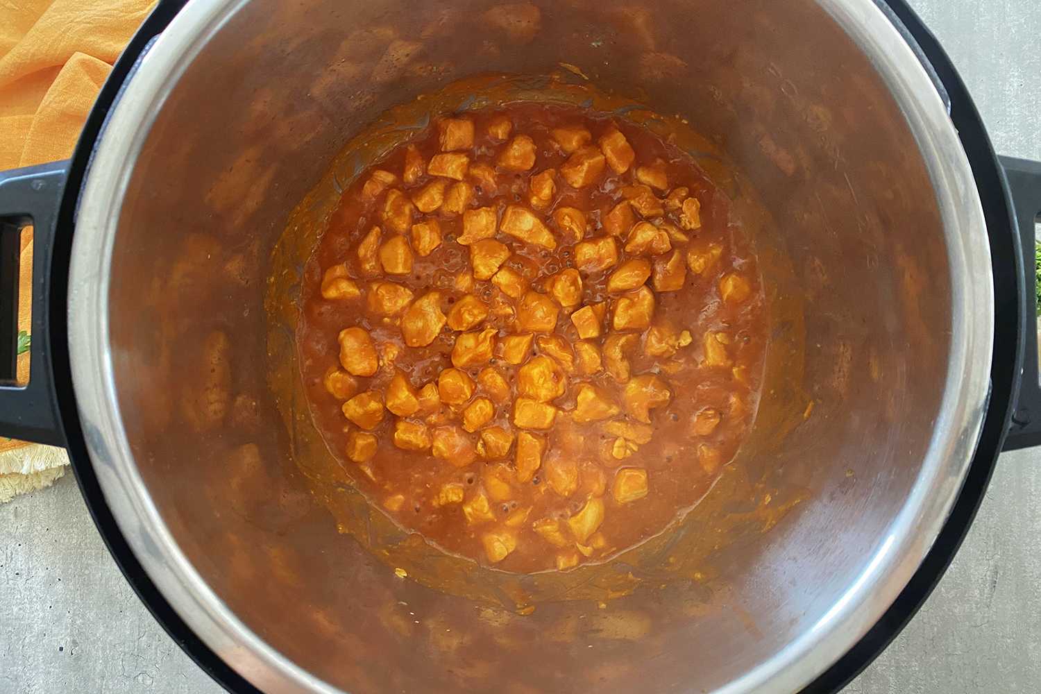Instant Pot Orangenhuhn