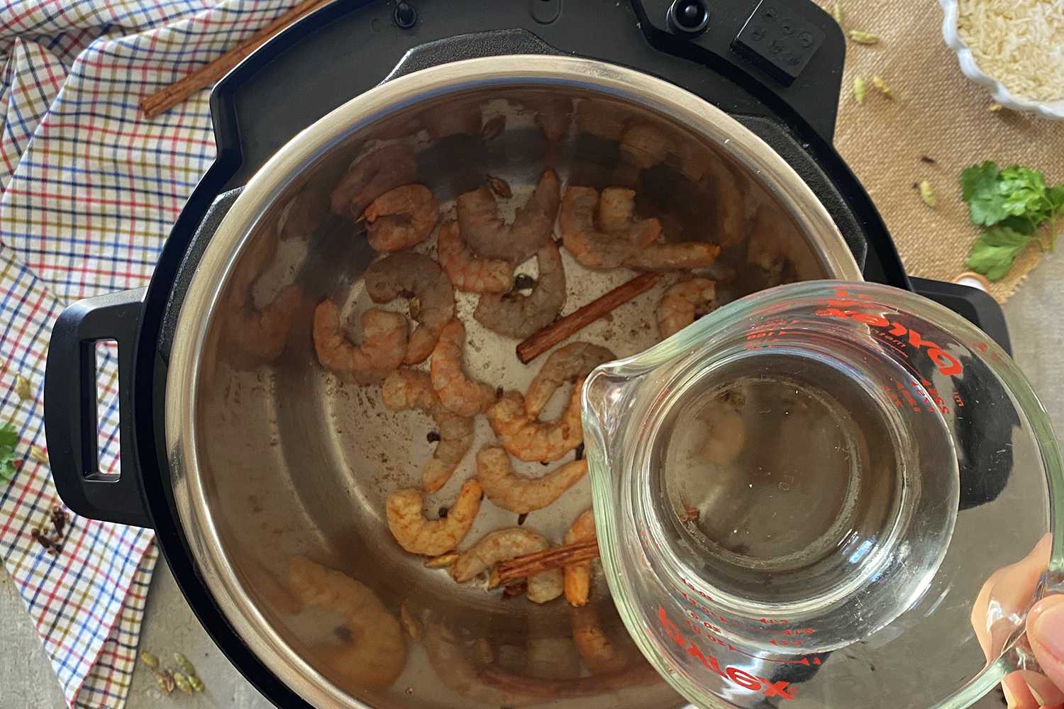 Instant Pot Shrimp Biryani