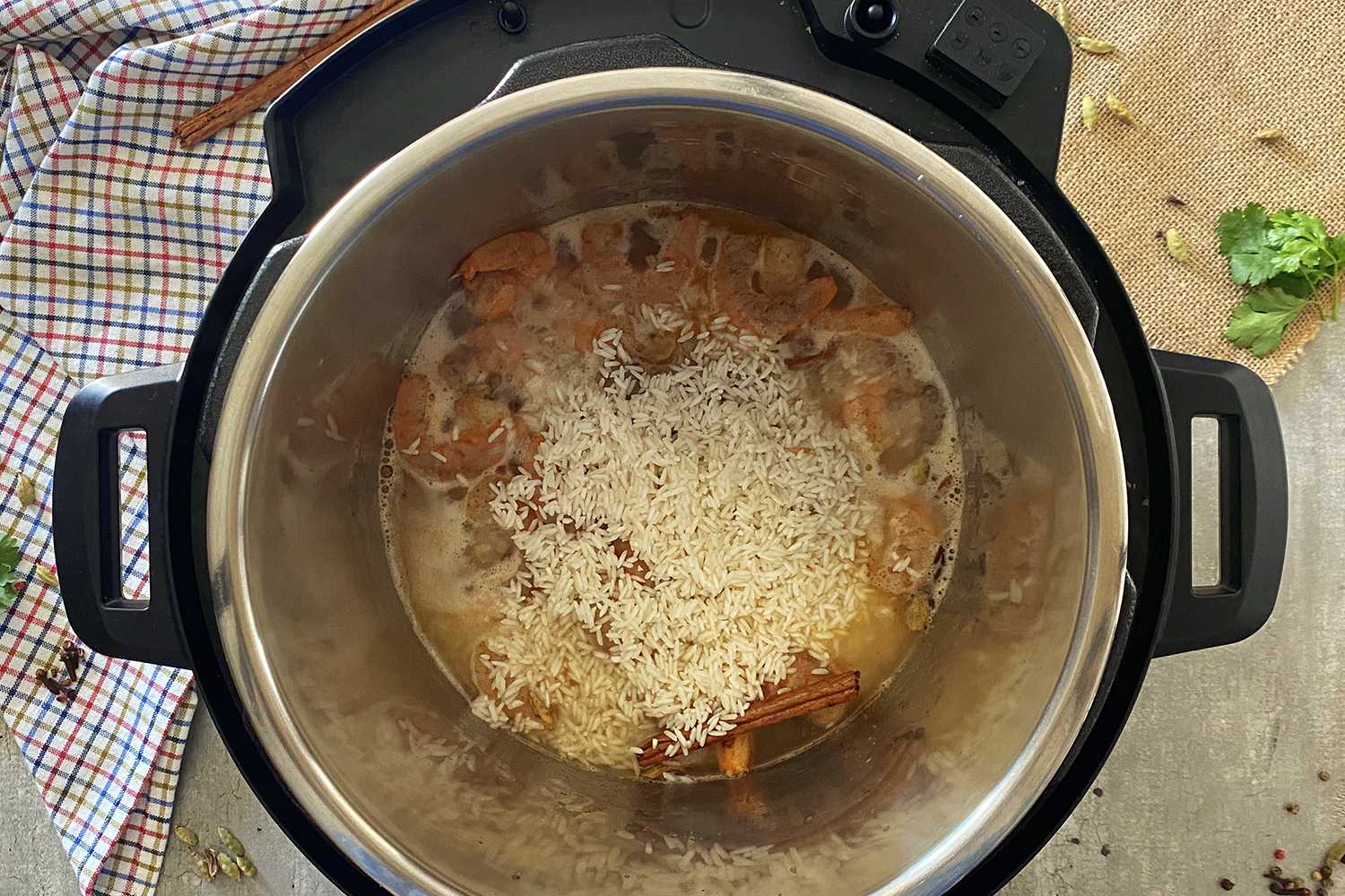 Instant Pot Shrimp Biryani