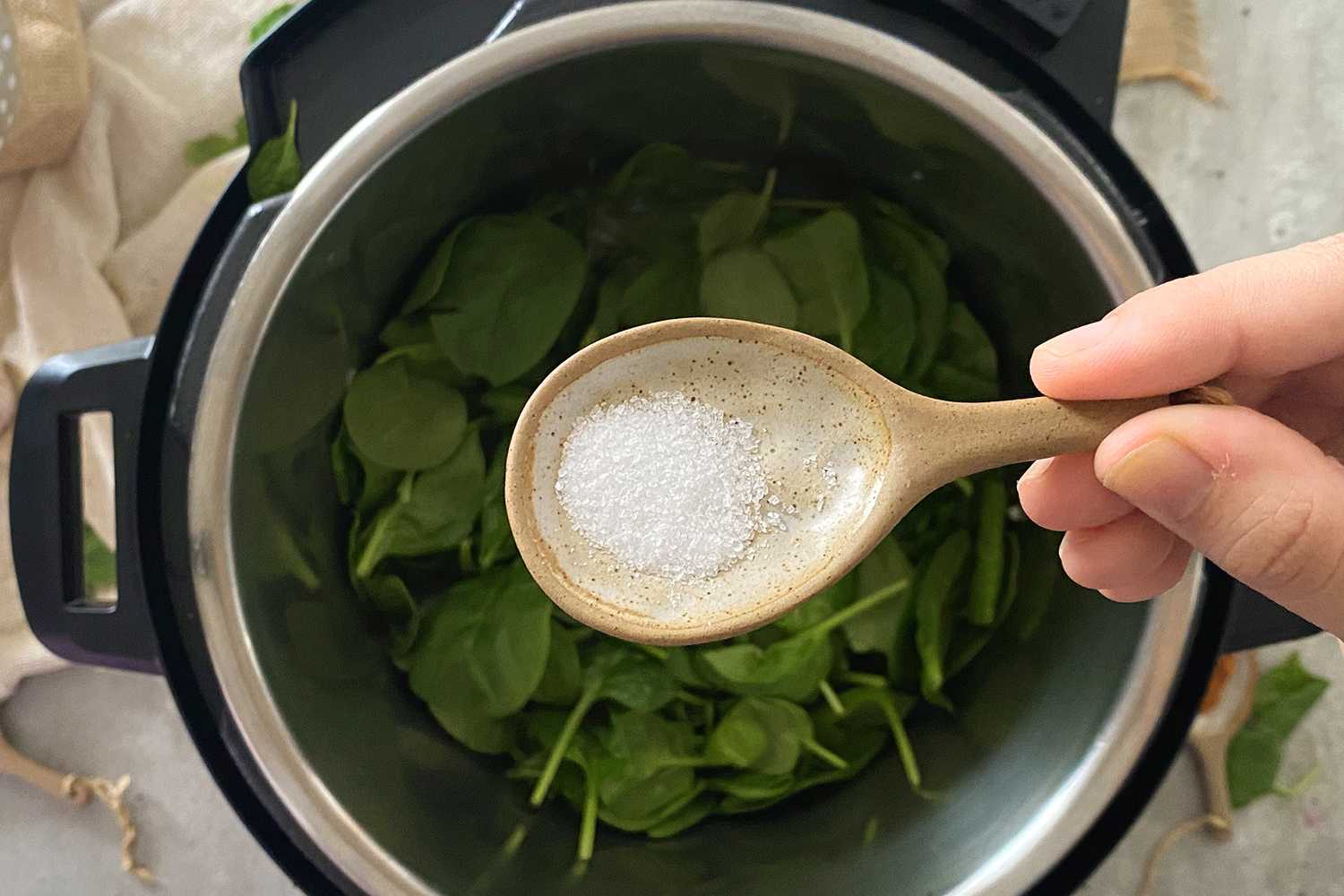 Instant Pot Spinach
