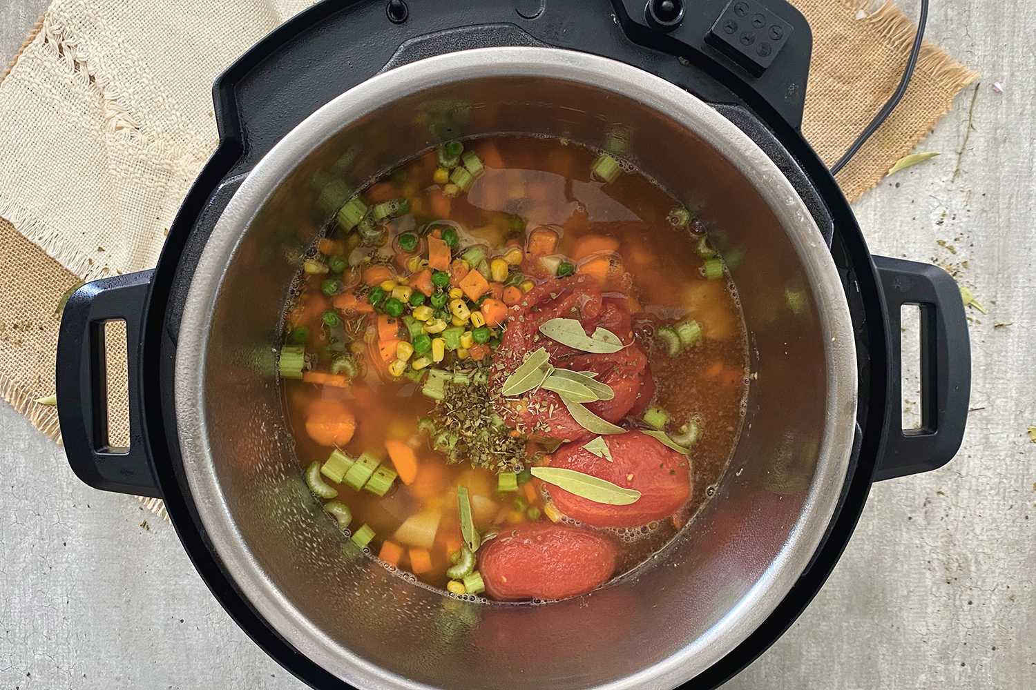 Instant Pot Vegetable Beef Soup