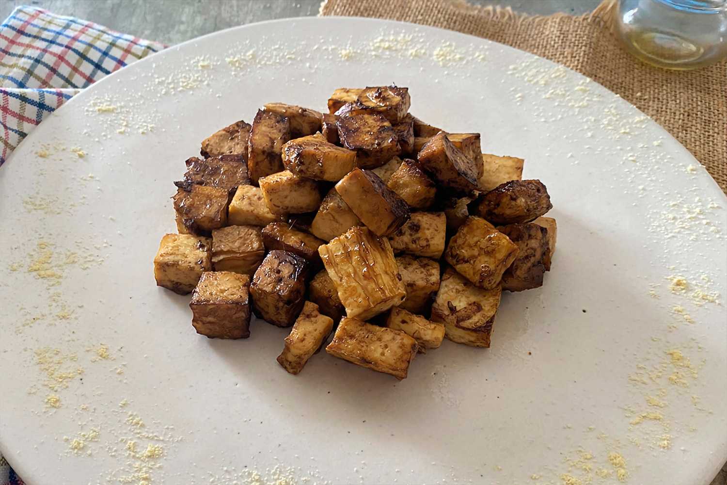 Knuspriger Instant-Topf-Tofu