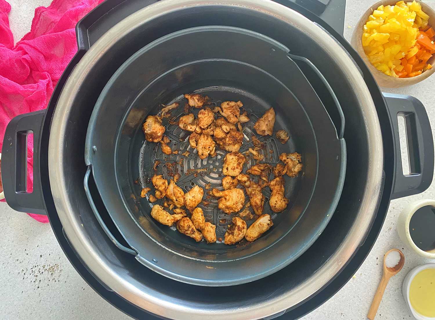 Instant Pot Air Fryer Chili Chicken