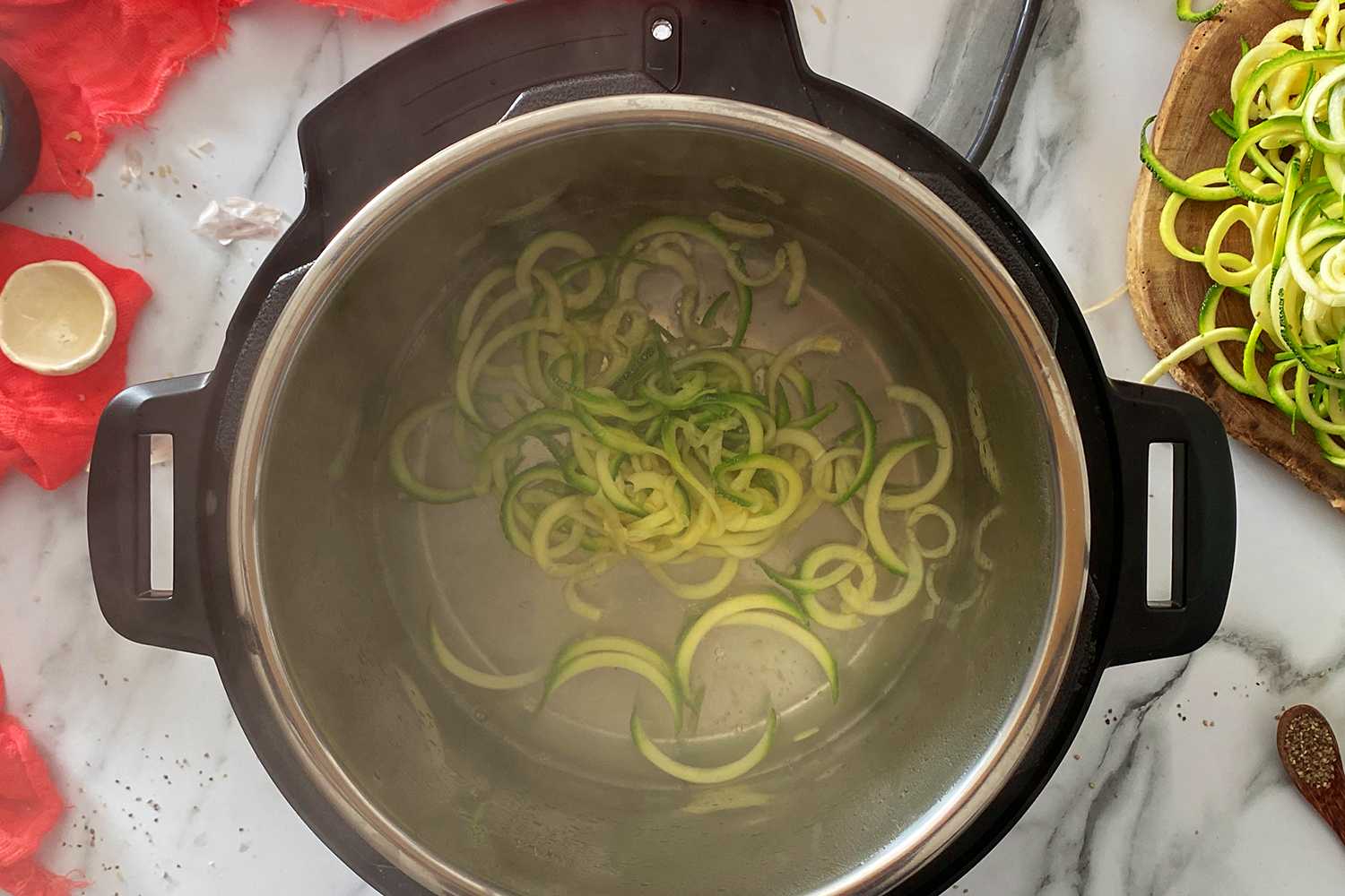 Instant Pot Keto Zucchini Alfredo