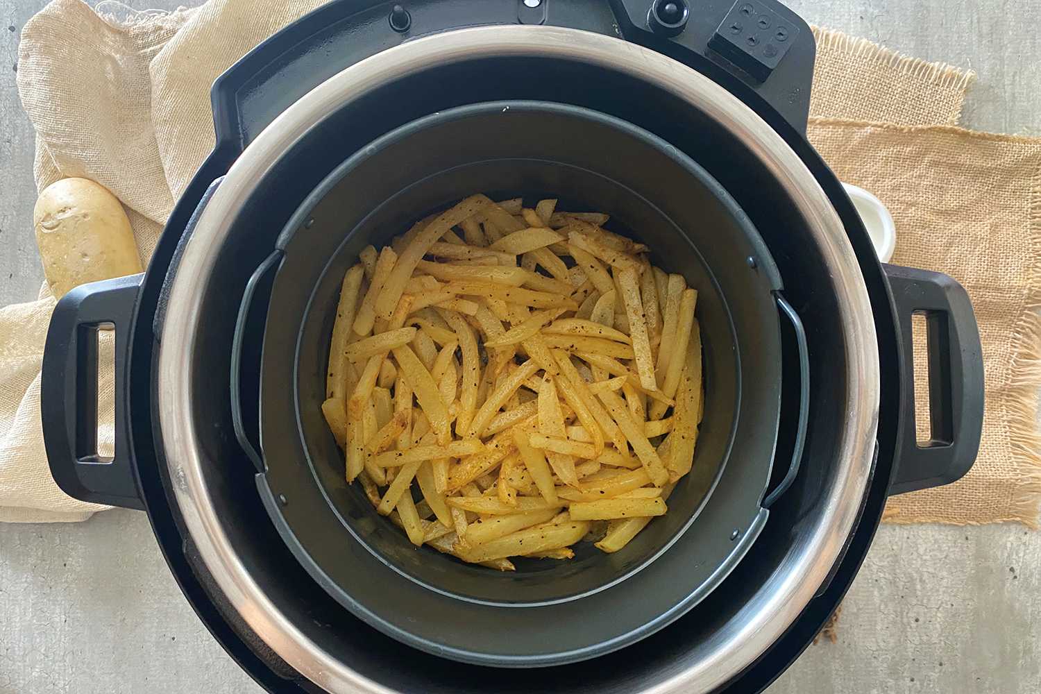 Instant Pot Air Fryer Frozen French Fries (with an Air Fryer Lid