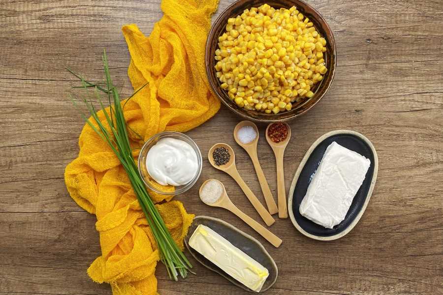 ingredients needed to make Instant Pot Creamed Corn 