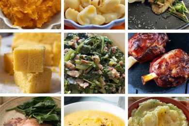 collard green side dish ideas - mash potatoes, mac and cheese, ribs and more