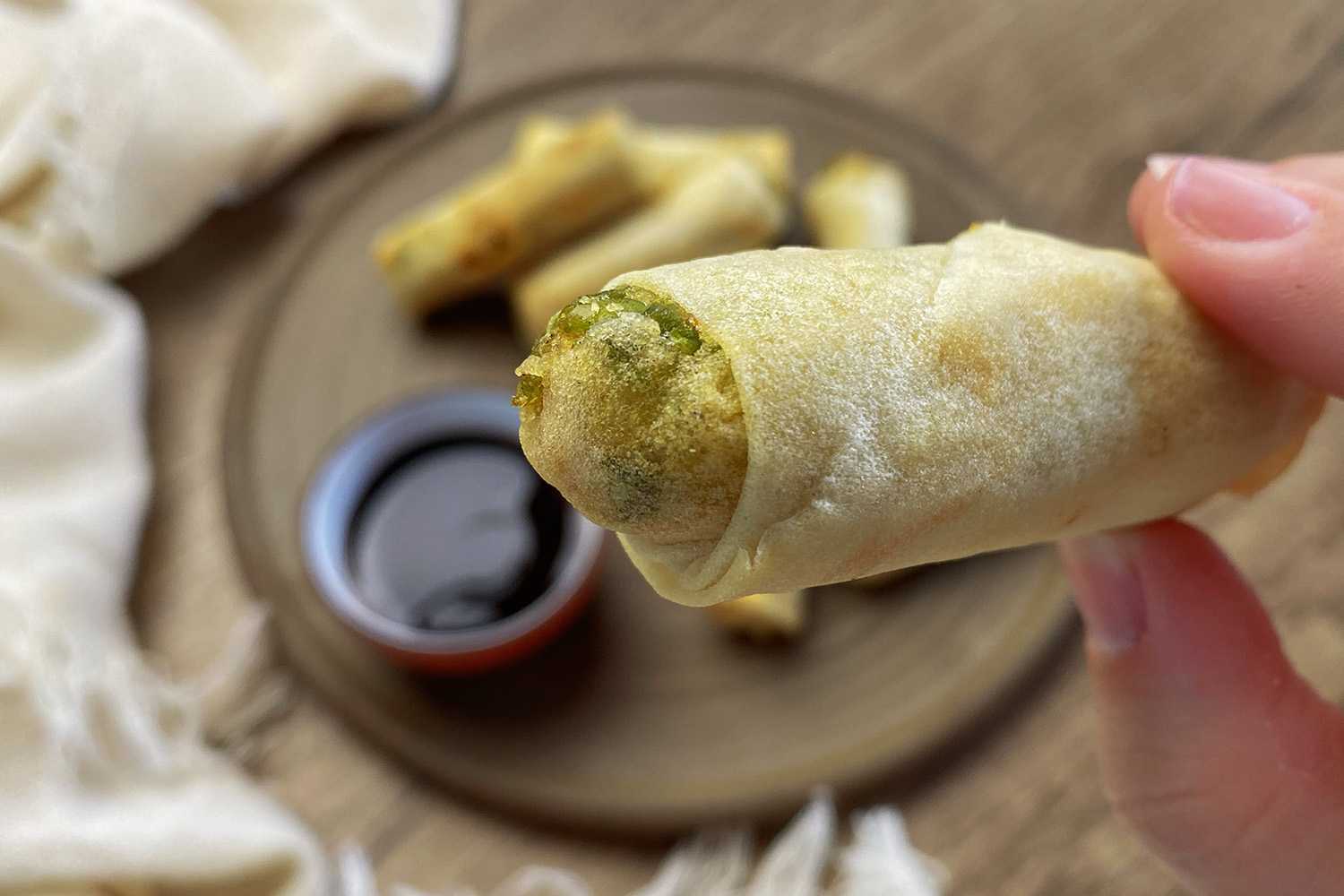Cooking lumpia in your air fryer takes just 10 minutes
