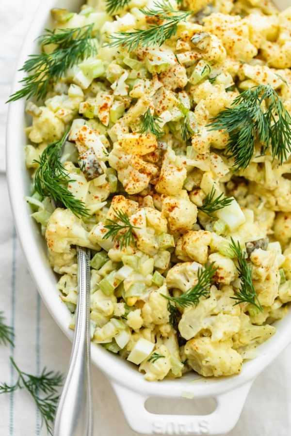 Cauliflower potato salad