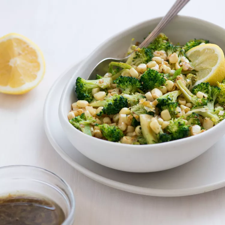 Sauteed Broccoli and Corn salad