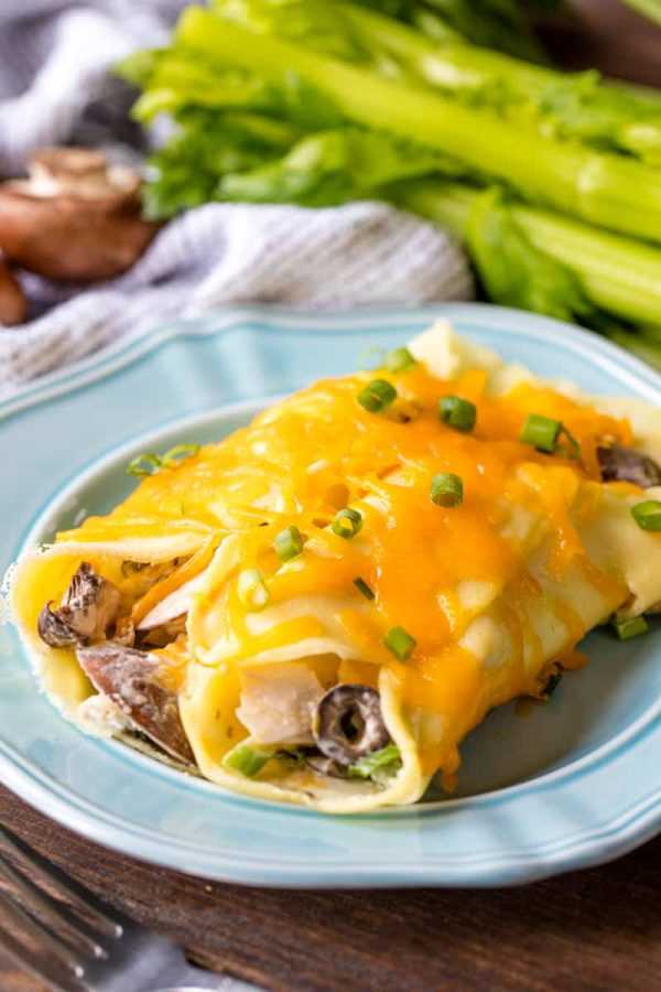 Chicken crepes
