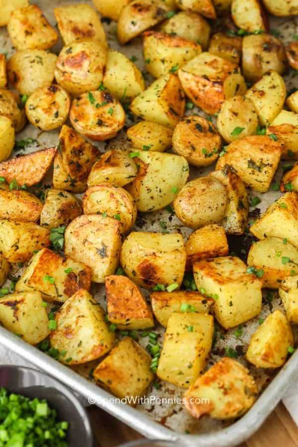 Oven roasted potatoes