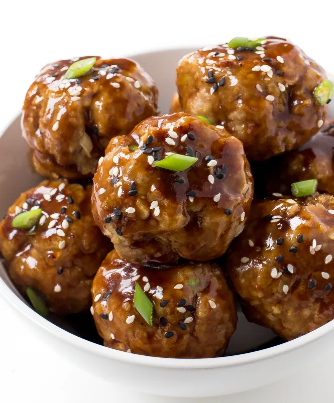 Turkey Asian Meatballs