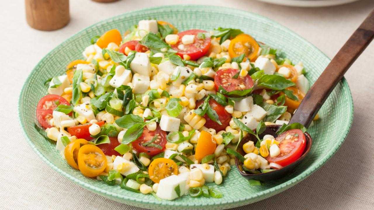 Corn and tomato salad