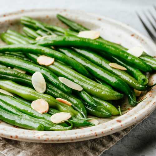Green Beans Almondine - Corrie Cooks