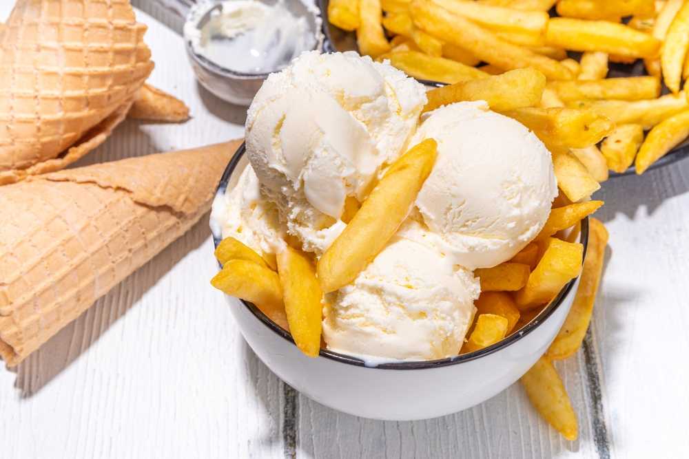 French,Fries with Ice,Cream