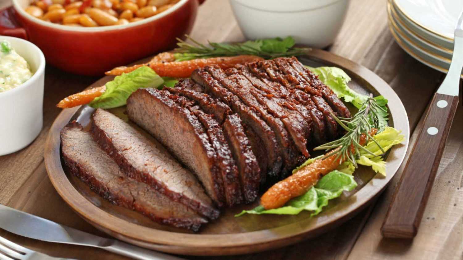 barbecue beef brisket, texas style