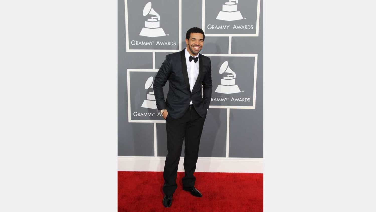 LOS ANGELES - FEB 10: Drake arrives at the 55th Annual Grammy Awards at the Staples Center on February 10, 2013 in Los Angeles, CA