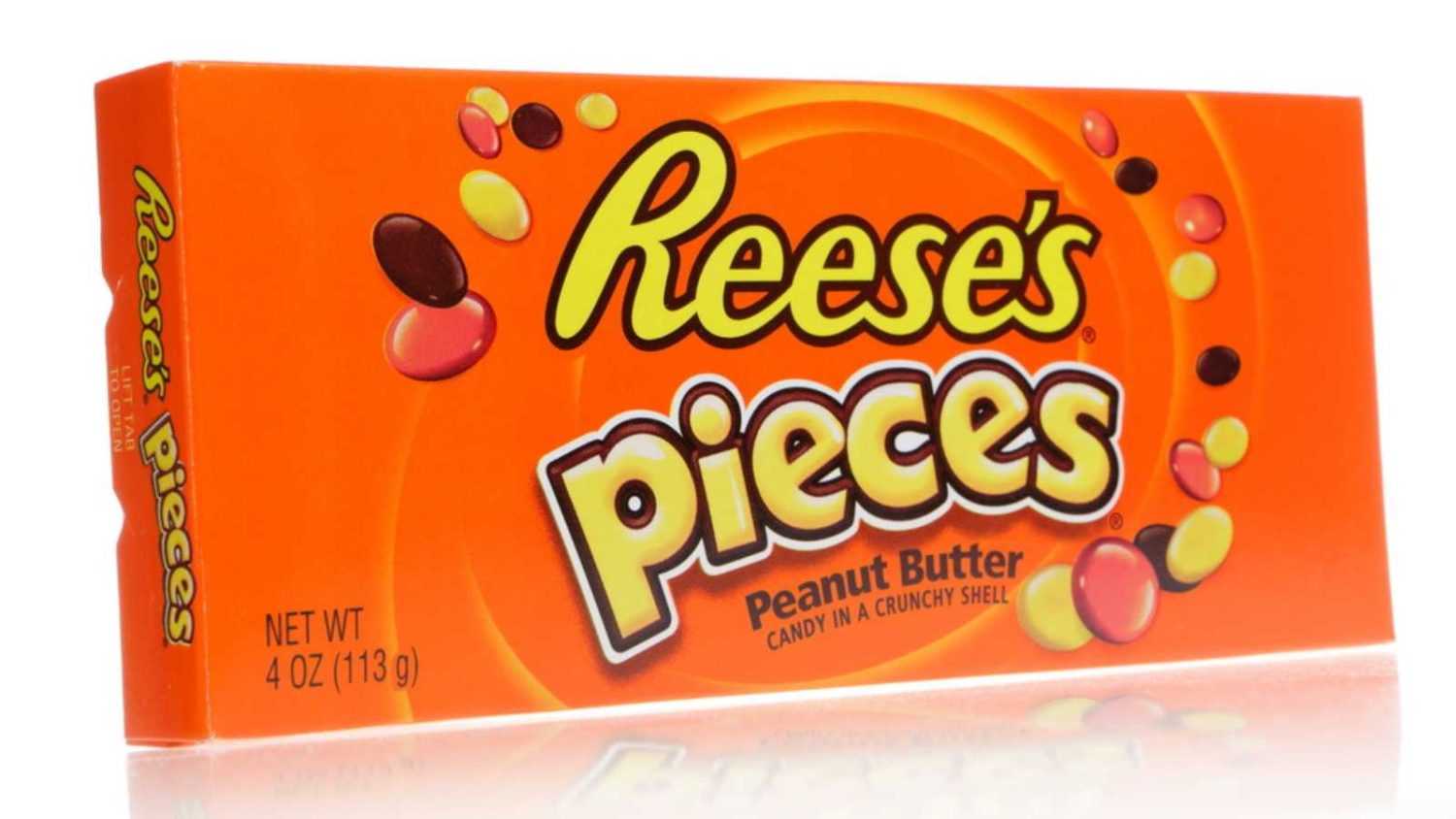 MIAMI, US, May, 19, 2015 Box of Reese's Pieces Candy. Reese's is a candy company owned by the Hershey Company