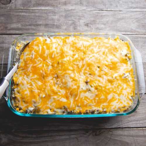 Ground Beef and Rice Casserole - Corrie Cooks