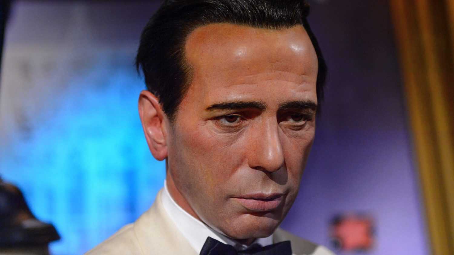 LONDON, ENGLAND - JULY 22, 2016: Humphrey Bogart, Madame Tussauds wax museum. It is a major tourist attraction in London