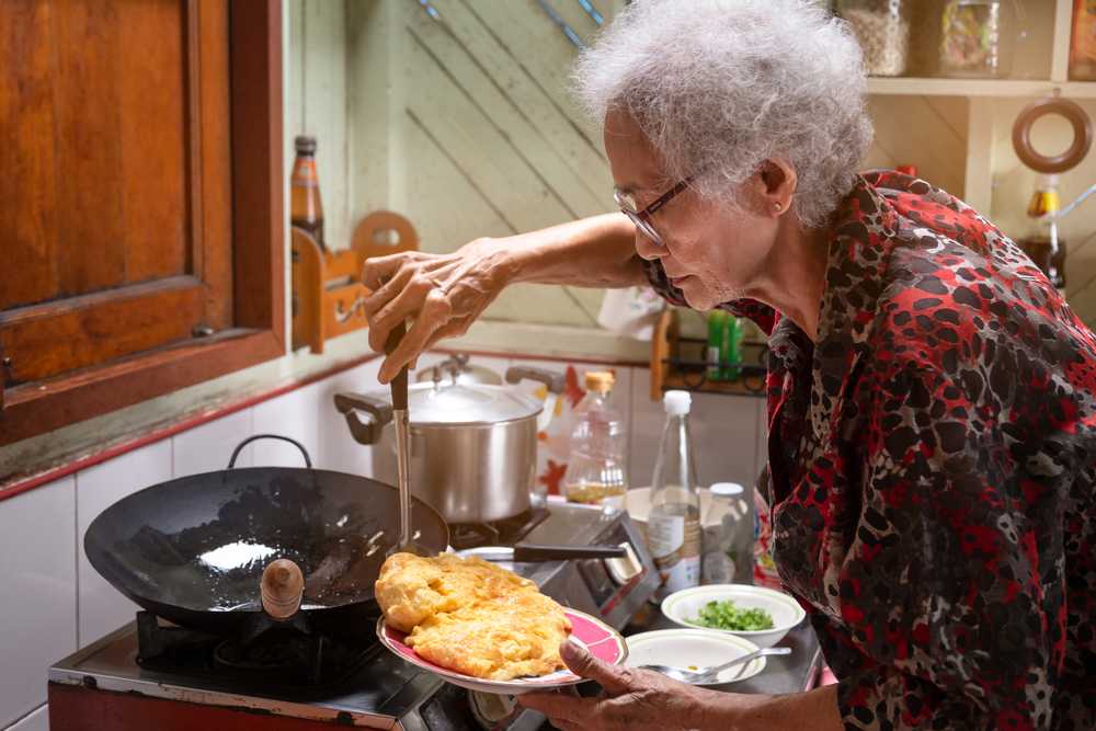 old woman cook