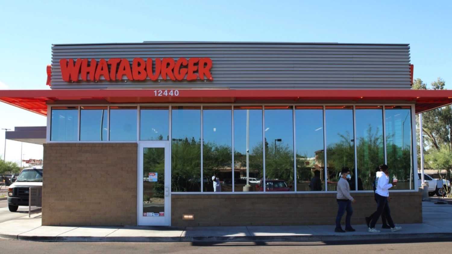 Phoenix Arizona November 3,2020 Whataburger Fast Food Restaurant.