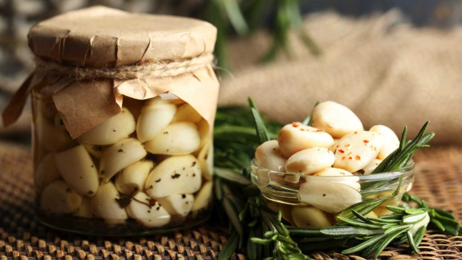 Garlic in Jar