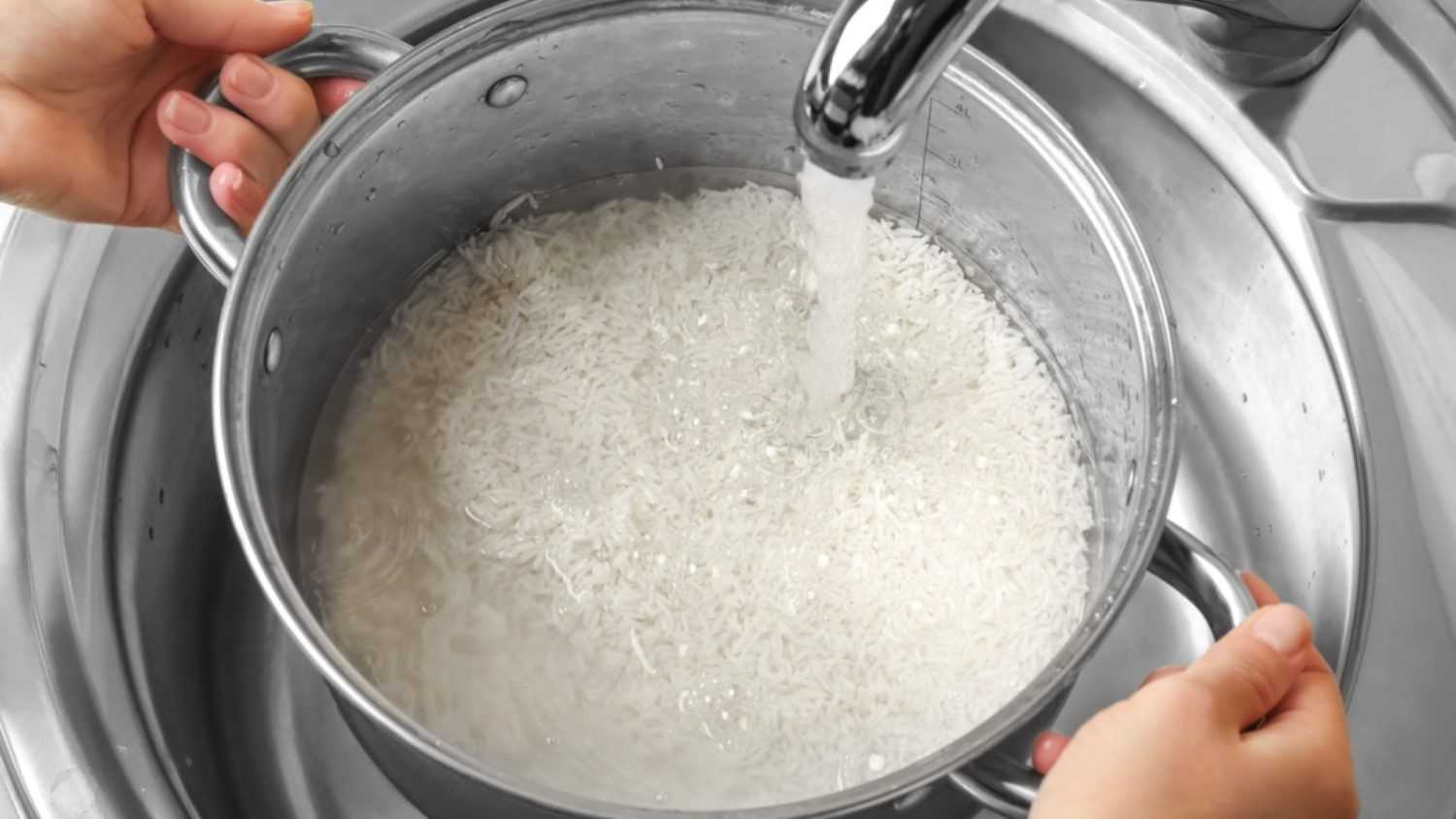 RInsing rice