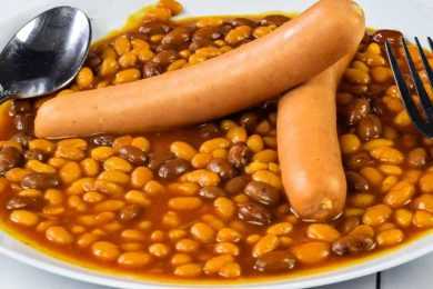 sausage and beans