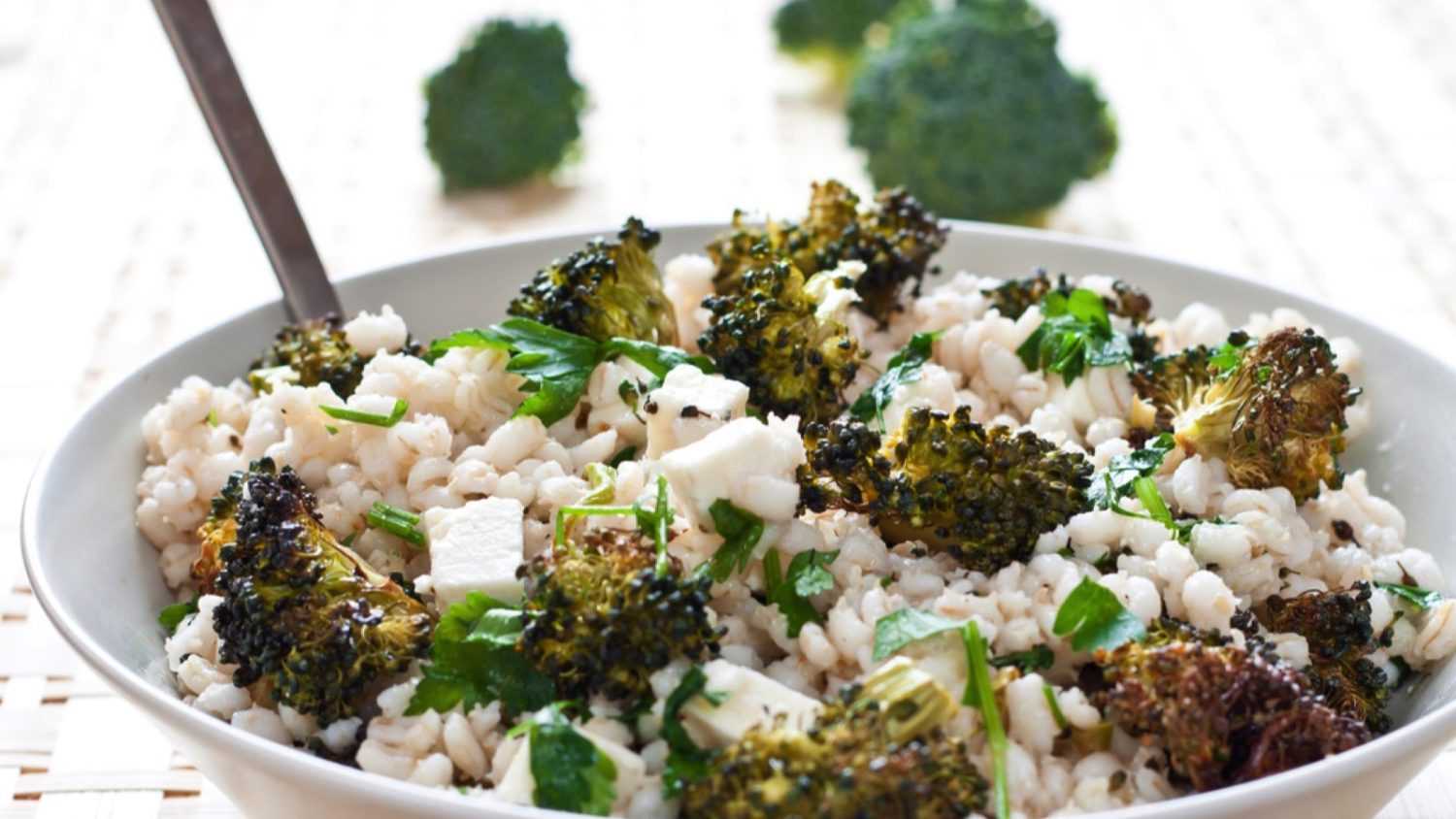 Farro and Broccoli Salad
