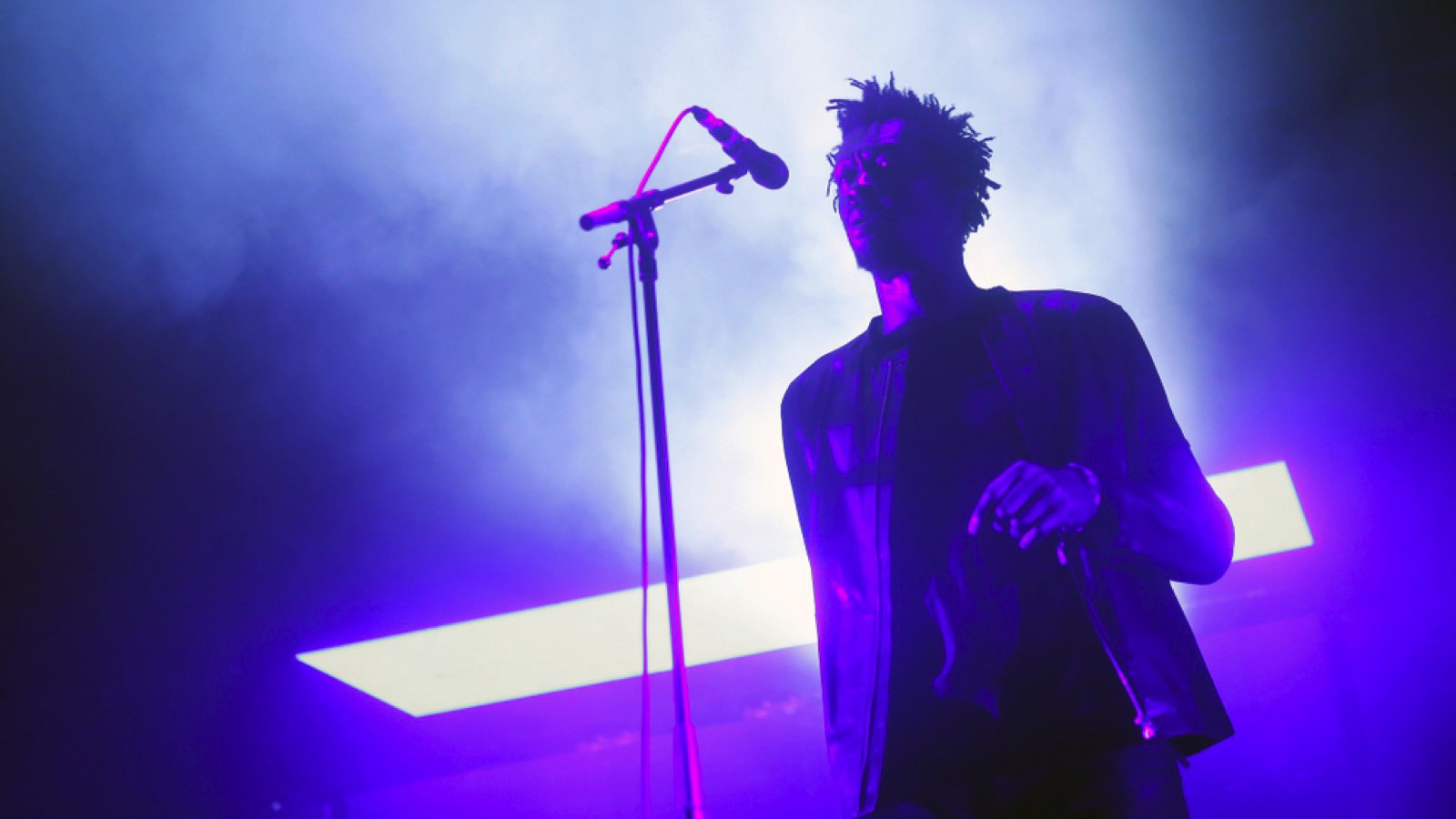 Barcelona, Spain / June 14, 2014: British electronic music band Massive Attack performs live during Sonar advanced music ands arts festival at Fira de Barcelona