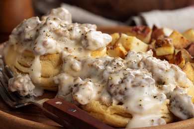 biscuits with gravy