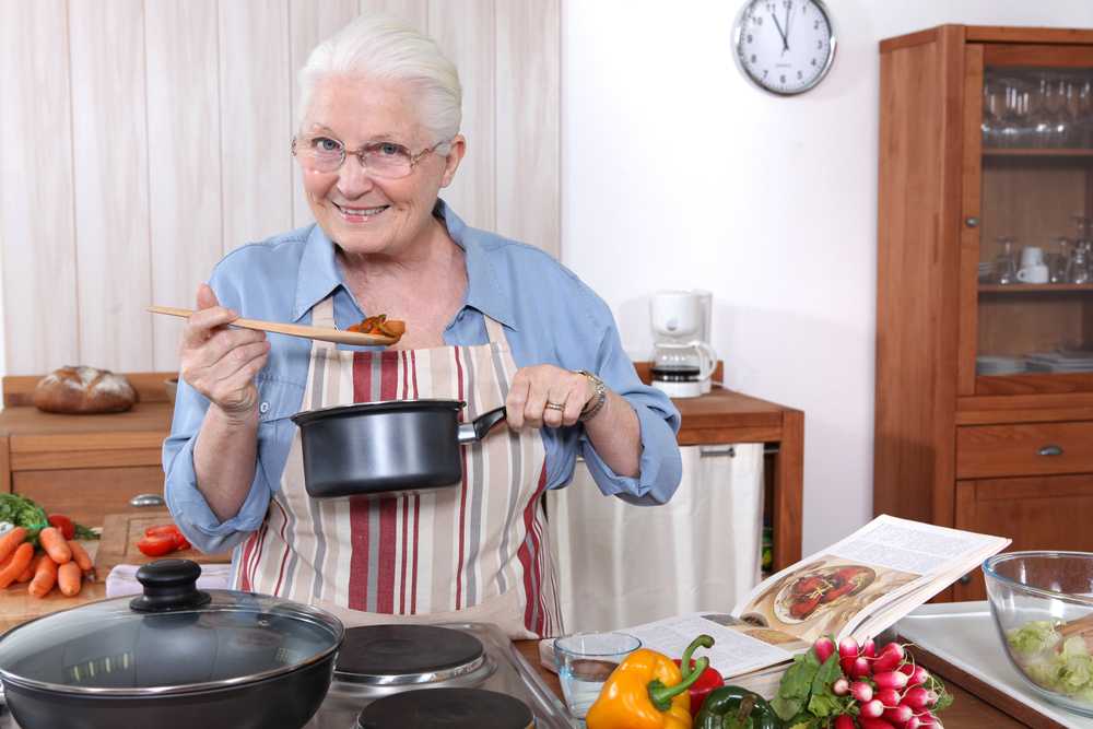 old woman cook