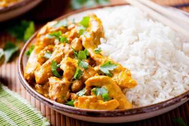 Chicken Tikka Masala rice curry